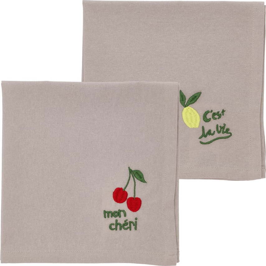 Textilní ubrousky v sadě 2 ks 40x40 cm Bistro – Södahl Södahl