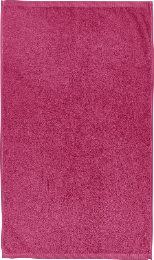 Tmavě růžový rychleschnoucí/froté bavlněný ručník 50x85 cm Quick Dry – Catherine Lansfield Catherine Lansfield