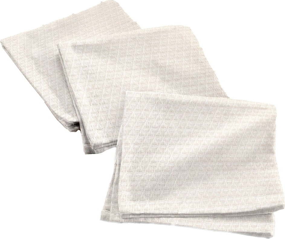 Ubrousky v sadě 3 ks 40x40 cm Stella – douceur d'intérieur Douceur d intérieur