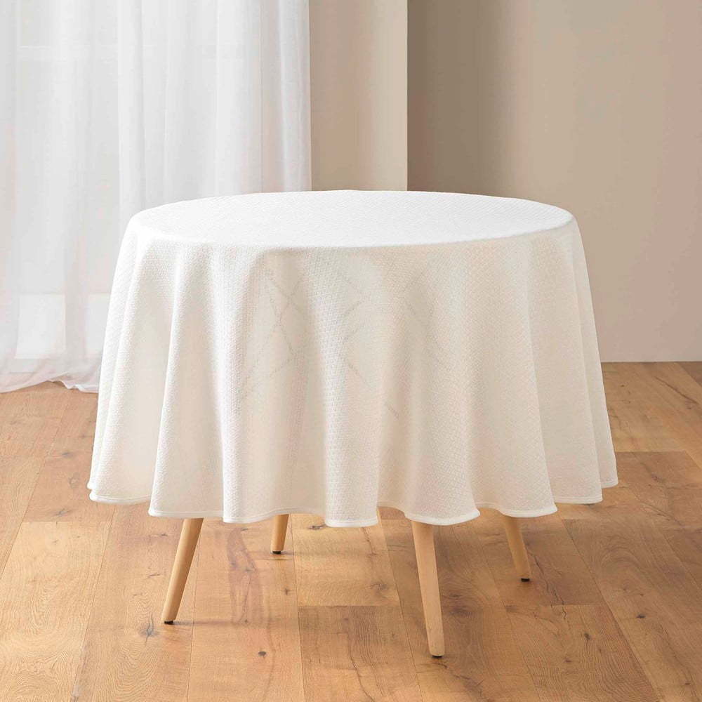 Ubrus z žakáru ø 180 cm Stella – douceur d'intérieur Douceur d intérieur