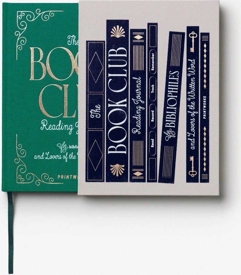 Zápisník 104 str. The Book Club Reading Journal – Printworks Printworks