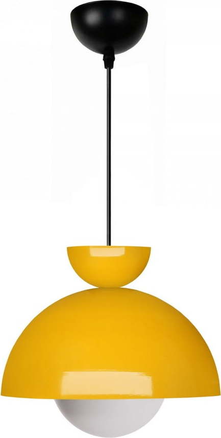 Závěsné svítidlo s kovovým stínidlem ø 25 cm Arta – Opviq lights Opviq lights