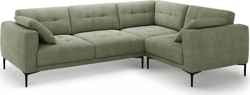 Zelená rohová pohovka (pravý roh/do L) Bemy – Micadoni Micadoni