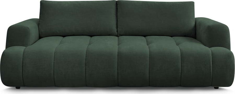 Zelená rozkládací/s úložným prostorem pohovka 251 cm Fuji – Bobochic Paris Bobochic Paris