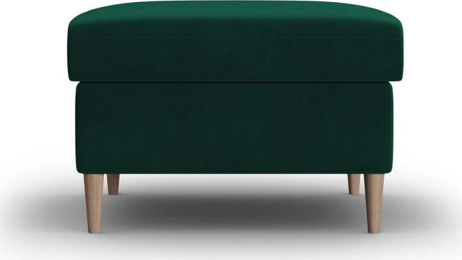 Zelená sametová podnožka Kyoto – Cosmopolitan Design Cosmopolitan design