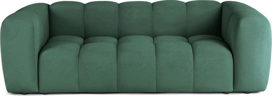 Zelená sametová pohovka 225 cm Cube – Bonami Selection Bonami Selection