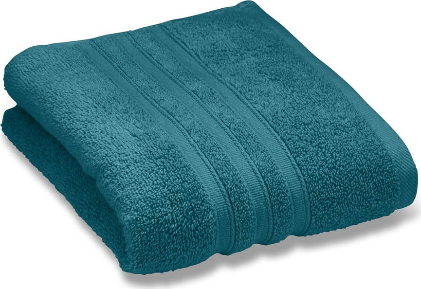 Zelenomodrý froté bavlněný ručník 50x85 cm Zero Twist – Catherine Lansfield Catherine Lansfield