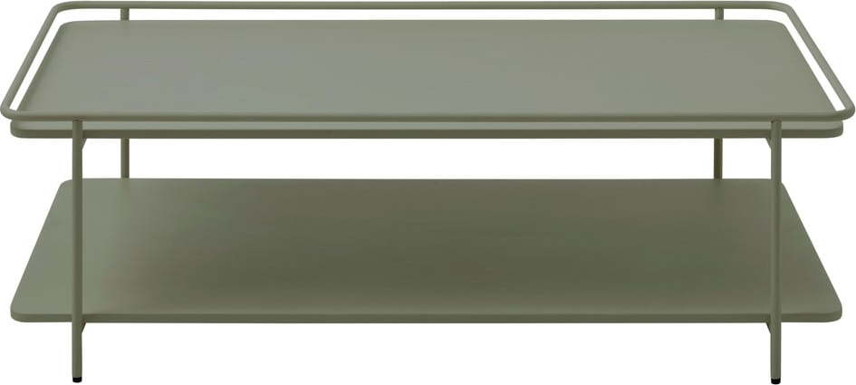 Zelený kovový konferenční stolek 55x110 cm Yuba – Unique Furniture Unique Furniture