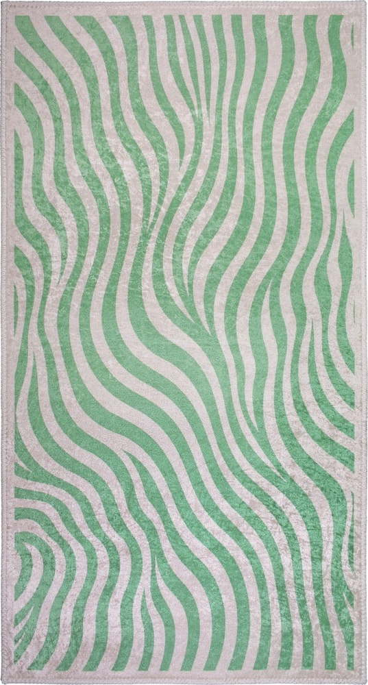 Zelený pratelný běhoun 80x200 cm Green Zebra – Vitaus Vitaus
