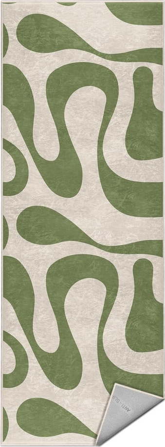 Zelený pratelný běhoun 80x200 cm Matcha Latte – Mila Home Mila Home