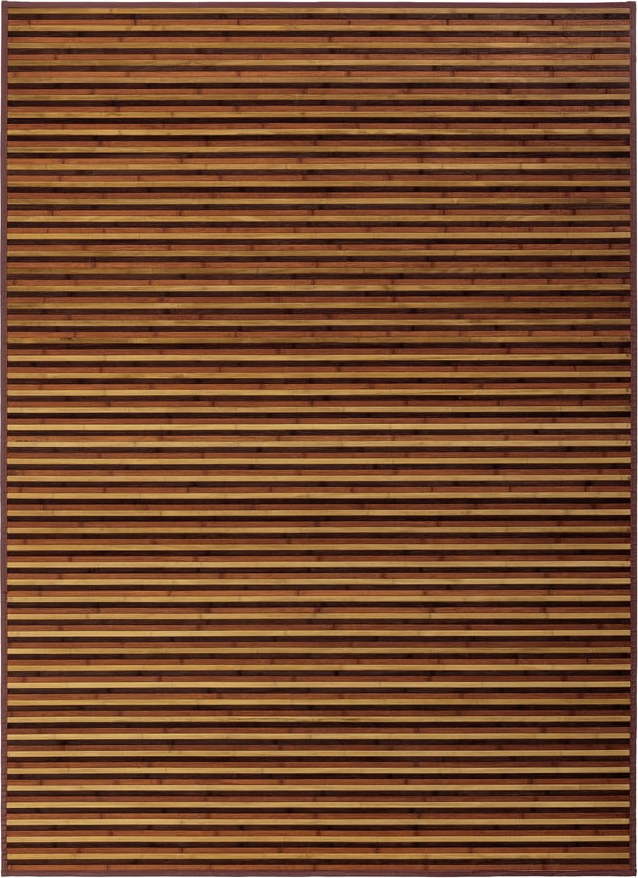 Bambusový koberec v hnědo-hořčicové barvě 180x250 cm – Casa Selección Casa Selección