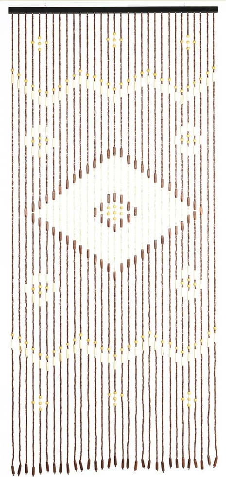 Bambusový závěs do dveří v přírodní barvě 90x200 cm Rhombus – Maximex Maximex