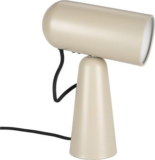 Béžová stmívatelná stolní lampa s kovovým stínidlem (výška 26 cm) Vesper – White Label White Label