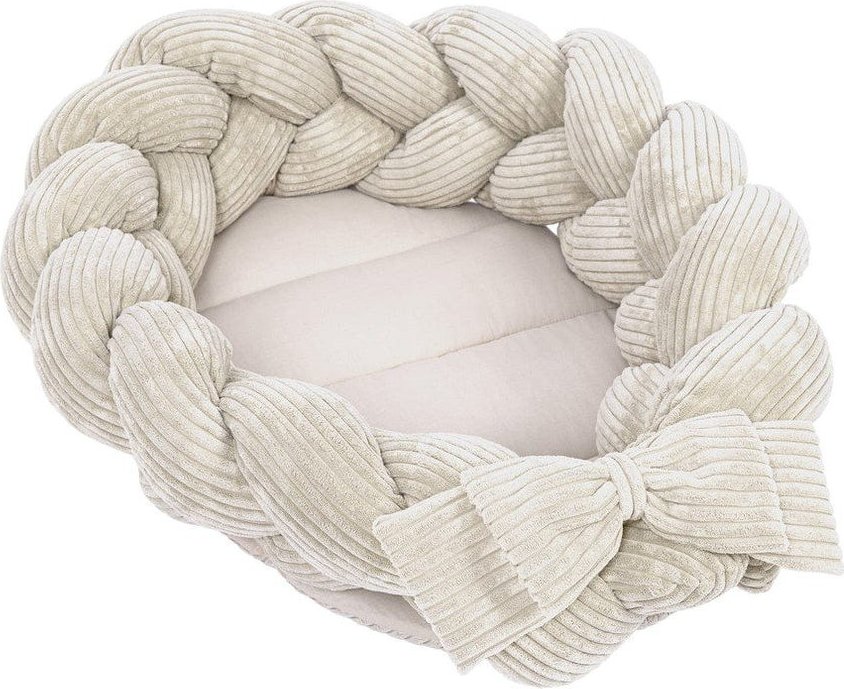 Béžové hnízdečko pro miminko 47x70 cm – Meowbaby MeowBaby