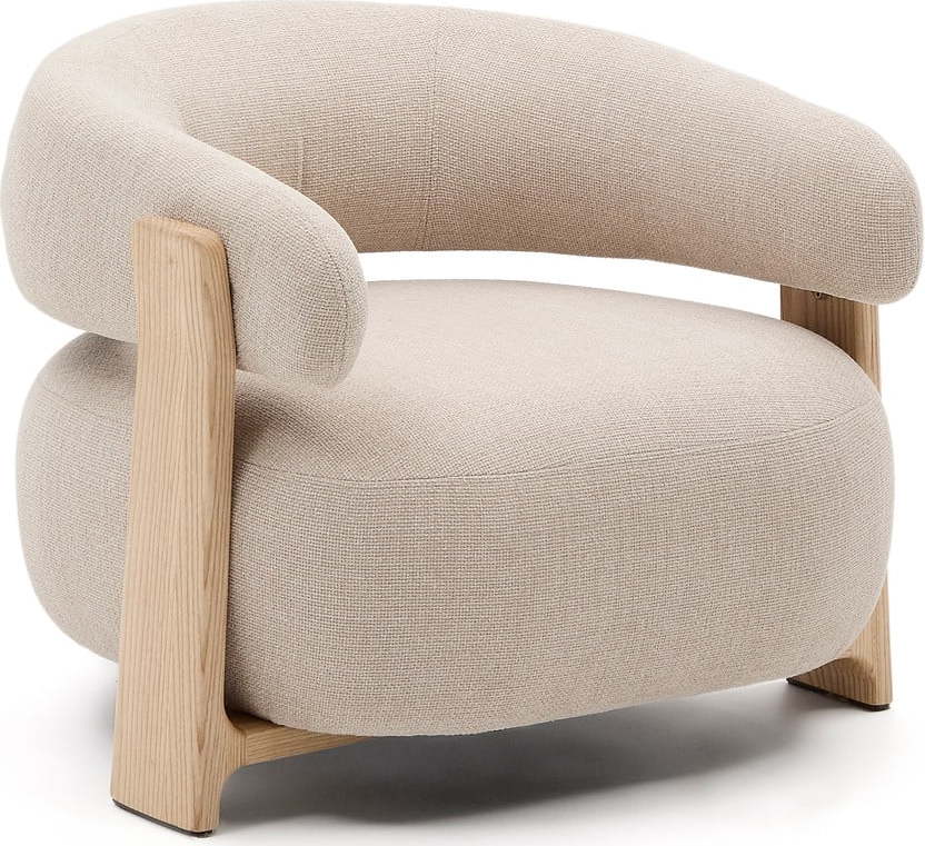 Béžové žinylkové křeslo Granite – Kave Home Kave Home