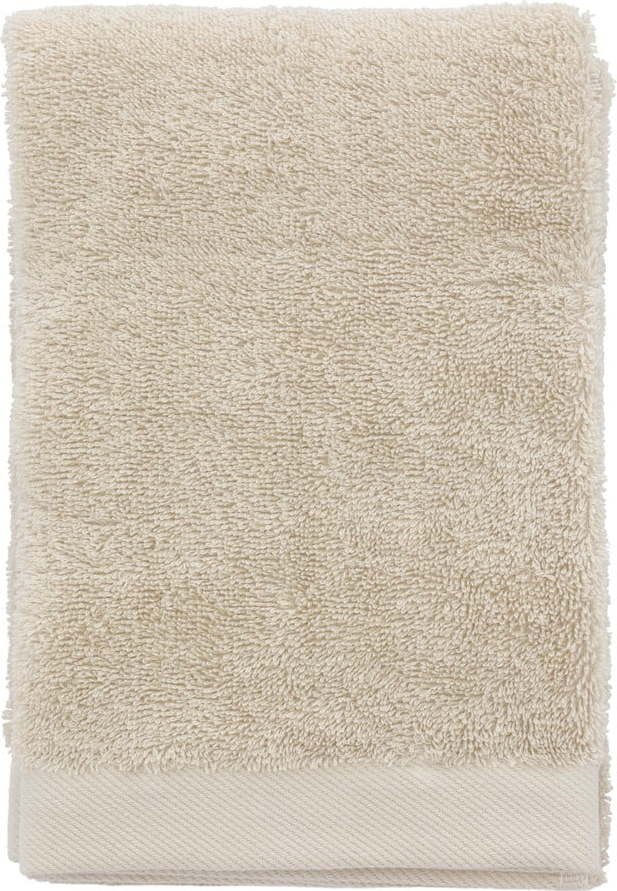 Béžový froté bavlněný ručník 50x100 cm Comfort – Södahl Södahl