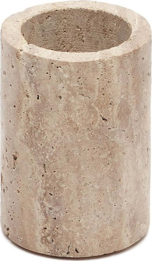 Béžový kamenný kelímek na zubní kartáčky Macre – Kave Home Kave Home