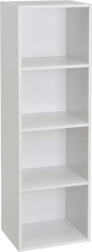 Bílá knihovna 30x106x24 cm Cube – Casa Selección Casa Selección