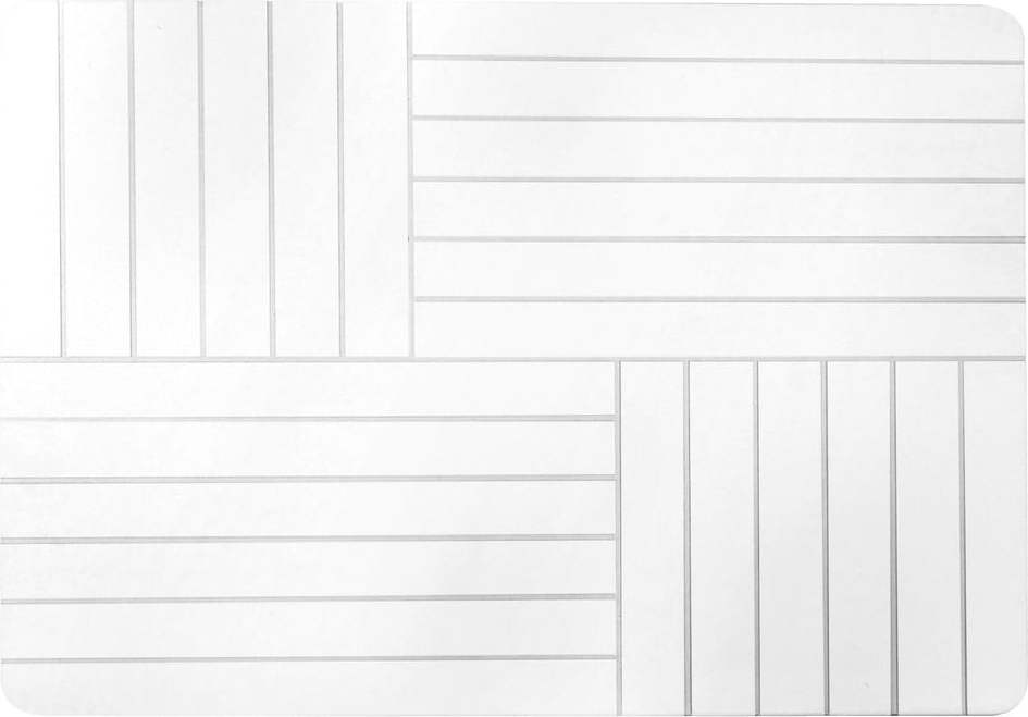 Bílá koupelnová předložka 50x70 cm Malta – douceur d'intérieur Douceur d intérieur