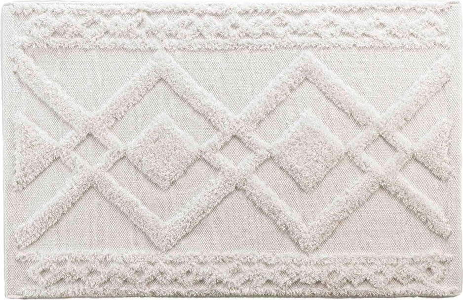 Bílá koupelnová předložka 50x80 cm Gladis – douceur d'intérieur Douceur d intérieur