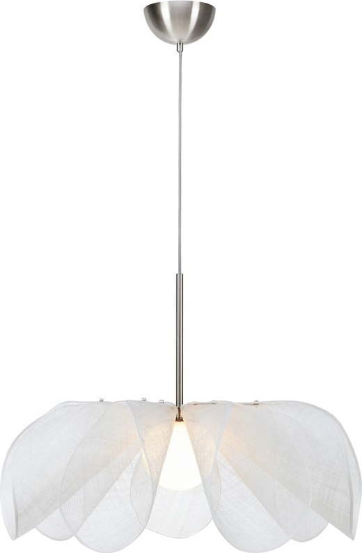 Bílé závěsné svítidlo se skleněným stínidlem ø 75 cm Styrka – Markslöjd Markslöjd