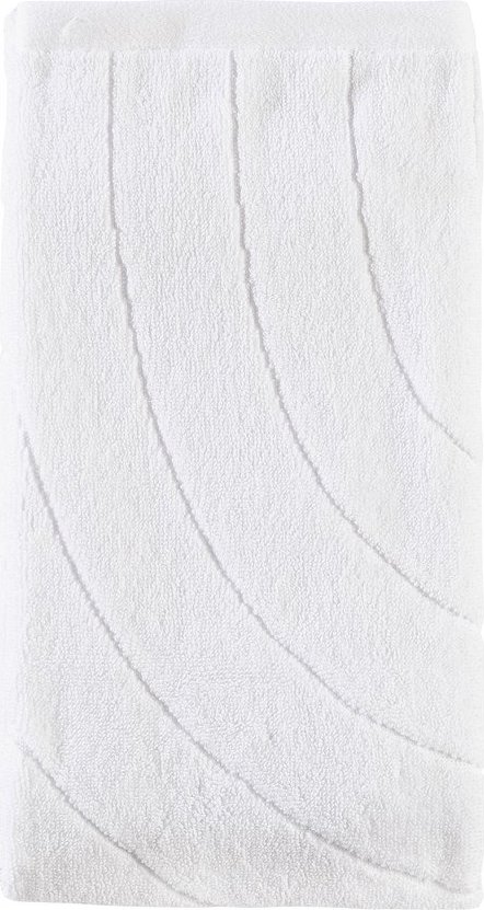 Bílý froté bavlněný ručník 50x100 cm Time – Zone Zone