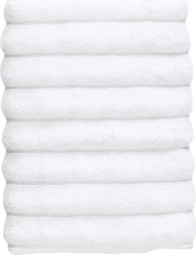 Bílý froté bavlněný ručník 50x70 cm Inu – Zone Zone