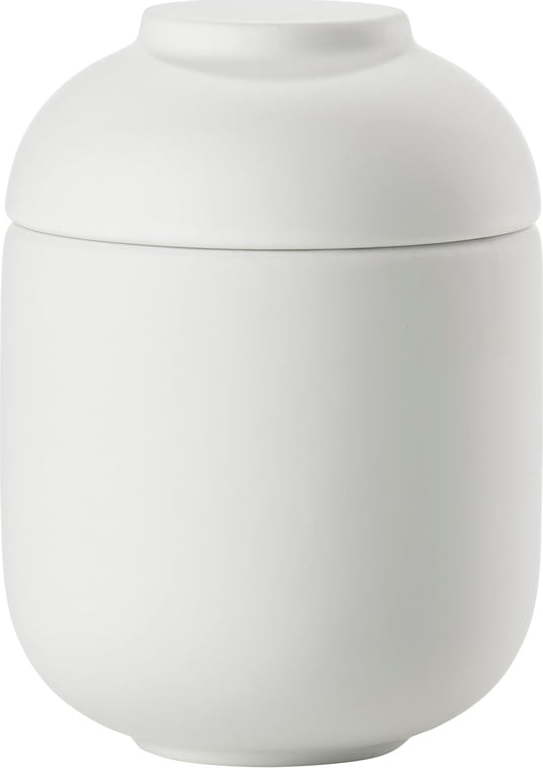 Bílý kameninový koupelnový organizér na vatové tampony Sensu – Zone Zone