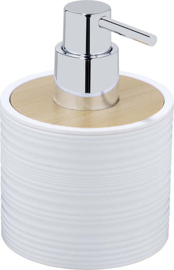 Bílý plastový dávkovač mýdla 350 ml Lyon – Allstar Allstar