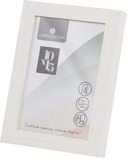 Bílý stojací/na zeď rámeček 12