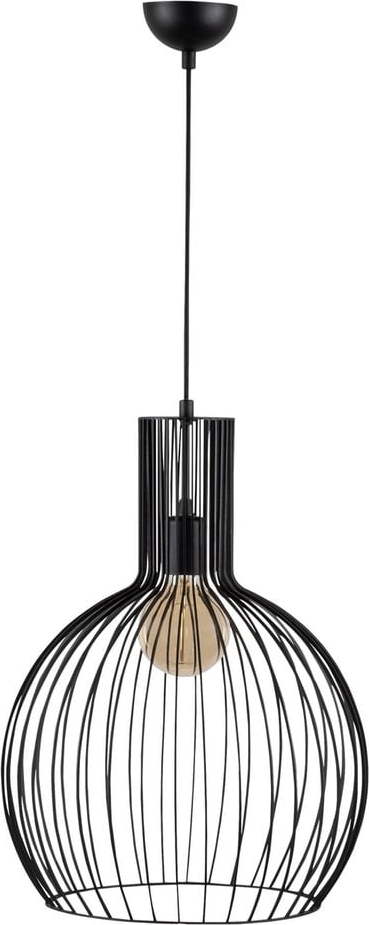 Černé závěsné svítidlo s kovovým stínidlem ø 38 cm Fellini – Opviq lights Opviq lights