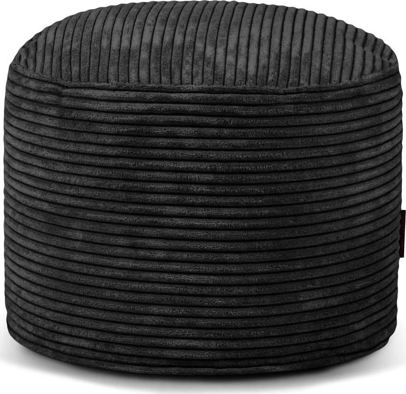 Černý manšestrový sedací vak Mini – SLOWDOWN SLOWDOWN