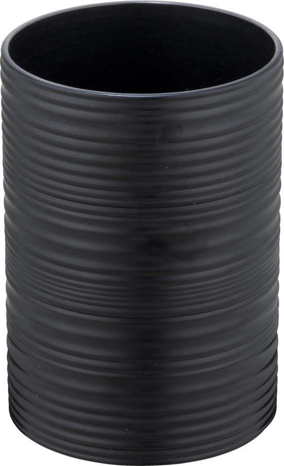 Černý plastový kelímek na zubní kartáčky Lyon – Allstar Allstar