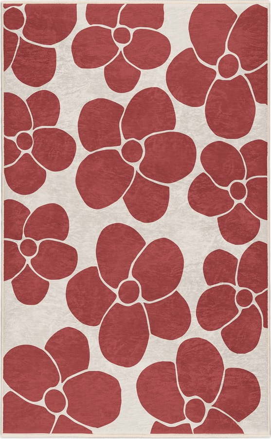 Červený pratelný koberec 120x180 cm Red Meadow – Mila Home Mila Home