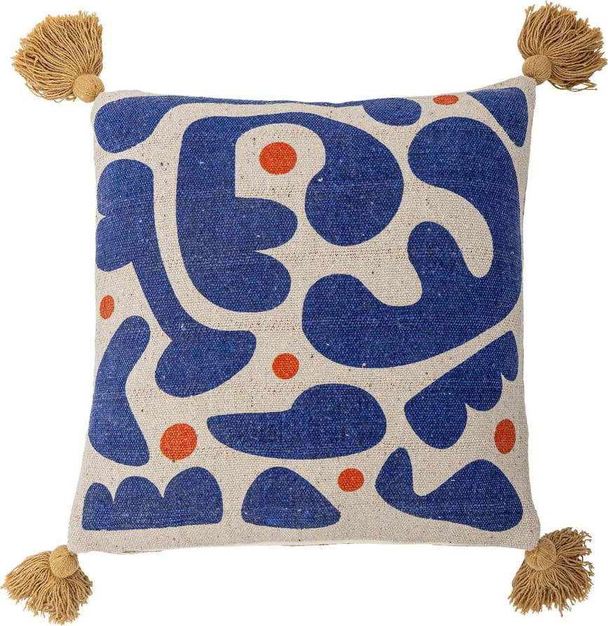 Dekorační polštář z recyklované bavlny 45x45 cm Eviaya – Bloomingville Bloomingville