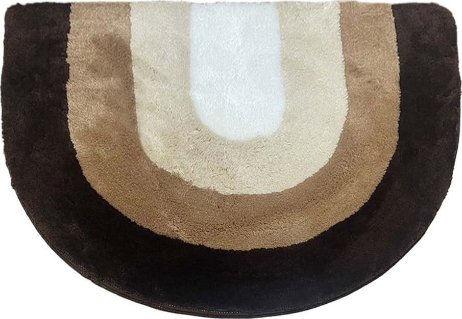 Hnědá koupelnová předložka 75x115 cm Endings – Foutastic Foutastic