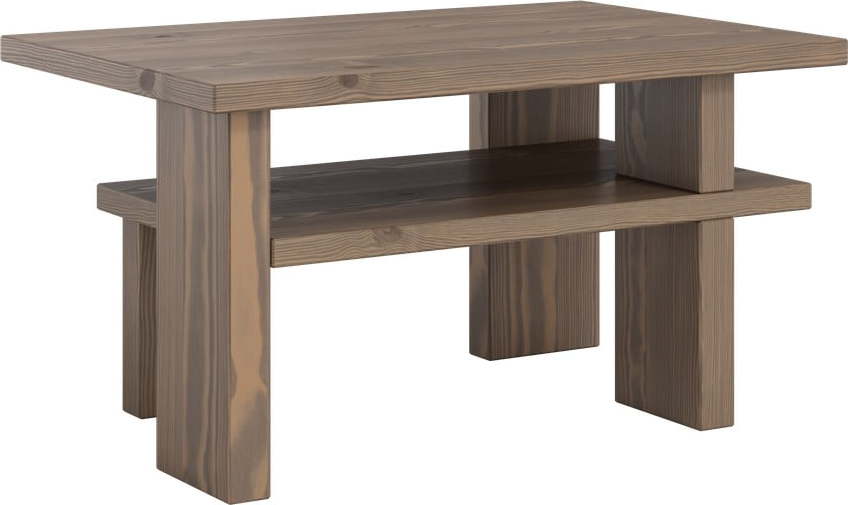 Hnědý konferenční stolek z borovicového dřeva 45x68 cm Japan – Karup Design Karup Design