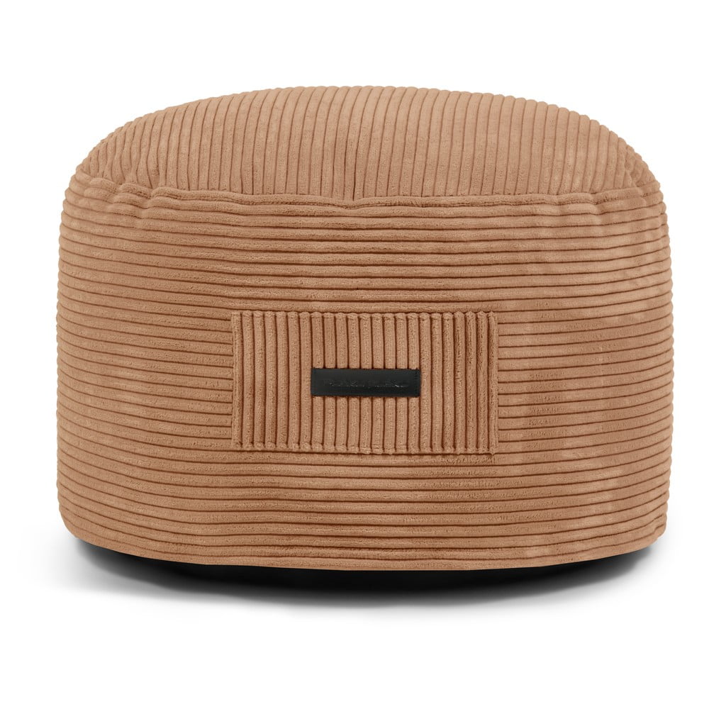 Hnědý manšestrový taburet Om 60 – SLOWDOWN SLOWDOWN