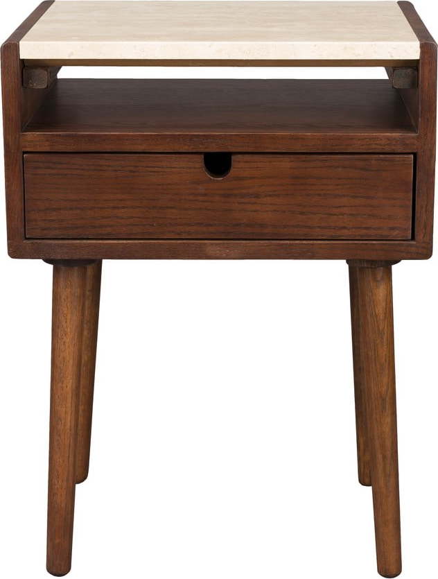 Hnědý noční stolek Arda – Dutchbone Dutchbone