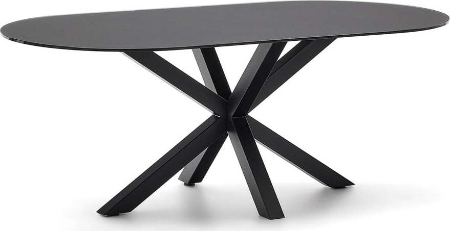 Jídelní stůl se skleněnou deskou 100x200 cm Argo – Kave Home Kave Home