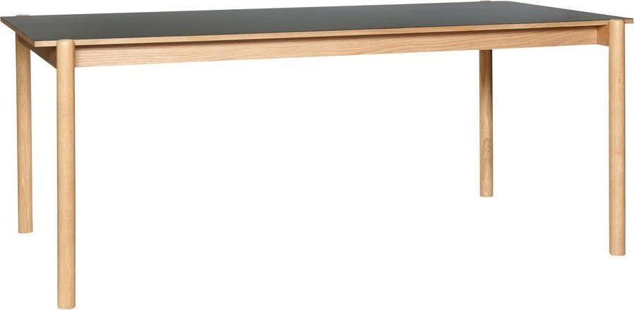 Jídelní stůl z dubového dřeva 107x190 cm Oblique – Hübsch Hübsch