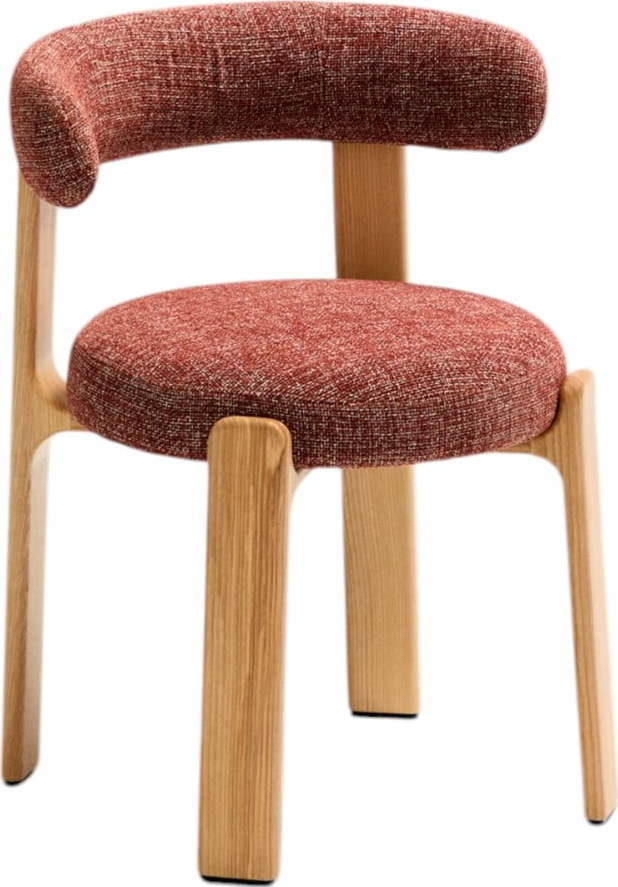 Jídelní židle z jasanového dřeva v přírodní barvě/v terakotové barvě Granite – Kave Home Kave Home