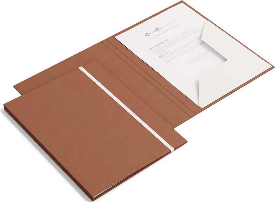 Kartonový organizér na dokumenty Paulina Restore Paper Laminate A4 – Bigso Bigso