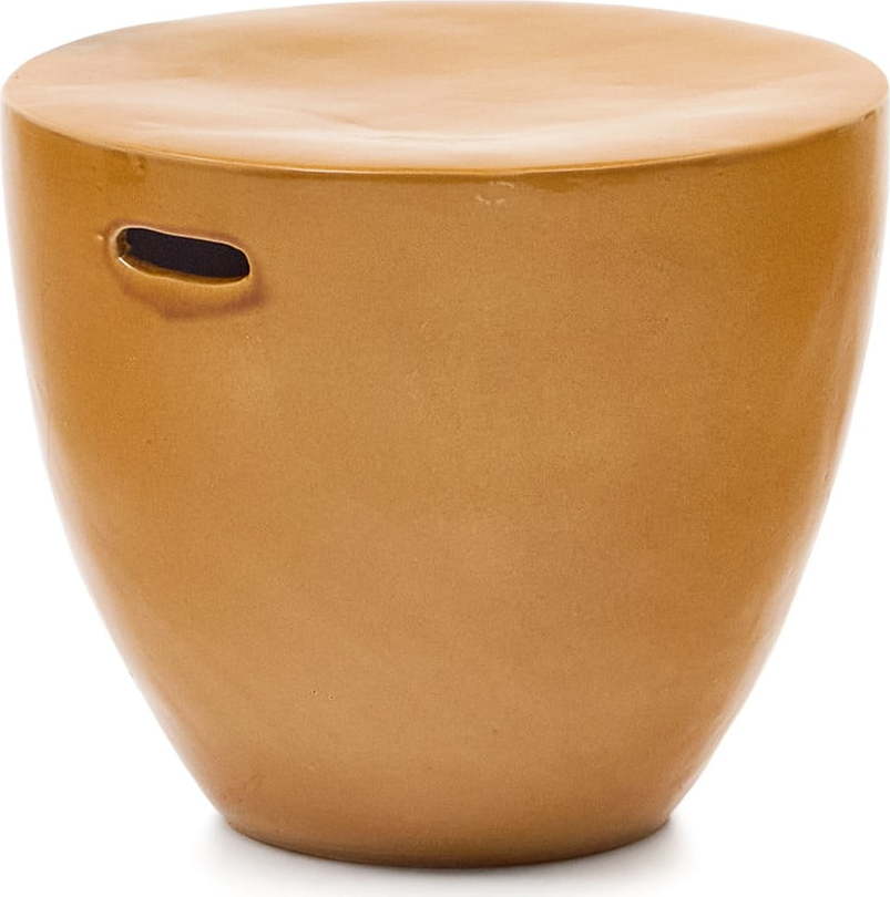 Keramický kulatý zahradní stolek ø 45 cm Mesquida – Kave Home Kave Home