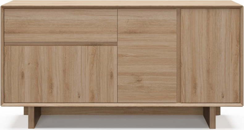 Komoda v dekoru dubu v přírodní barvě 146x76x45 cm Carpi – Marckeric Marckeric