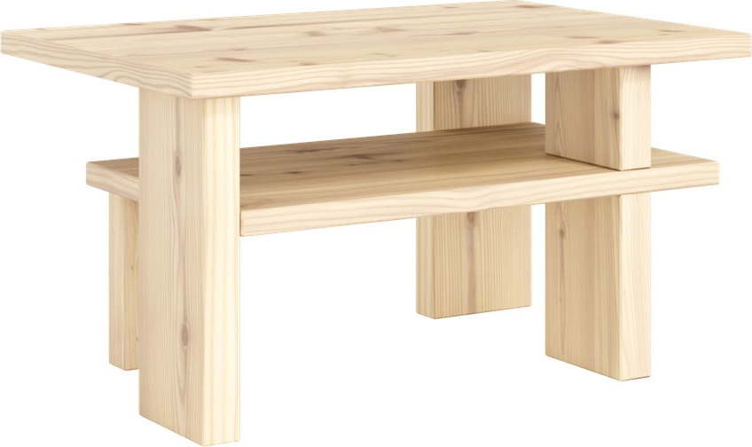 Konferenční stolek z borovicového dřeva v přírodní barvě 45x68 cm Japan – Karup Design Karup Design