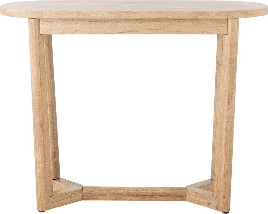 Konzolový stolek z kaučukového dřeva v přírodní barvě 35x100 cm Serrone – Bloomingville Bloomingville