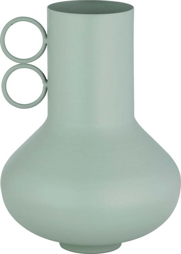 Kovová váza šalvějově zelená (výška 20 cm) Loha – Blomus Blomus