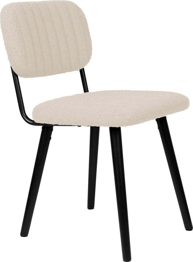 Krémová jídelní židle Jake – White Label White Label