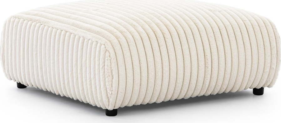 Krémová manšestrová podnožka Justin – Ropez Ropez